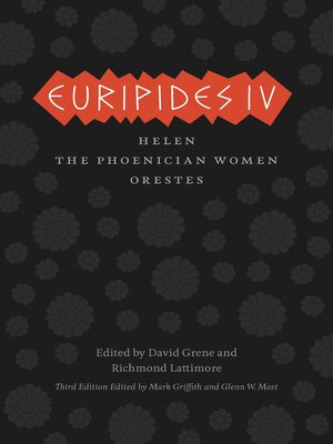 cover image of Euripides IV
